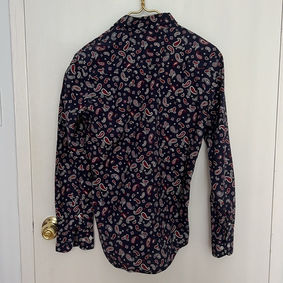United Stock Dry Goods Paisley Button Up - Picture 3 of 3